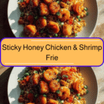 Irresistible Sticky Honey Chicken and Shrimp Fried Rice Recipe