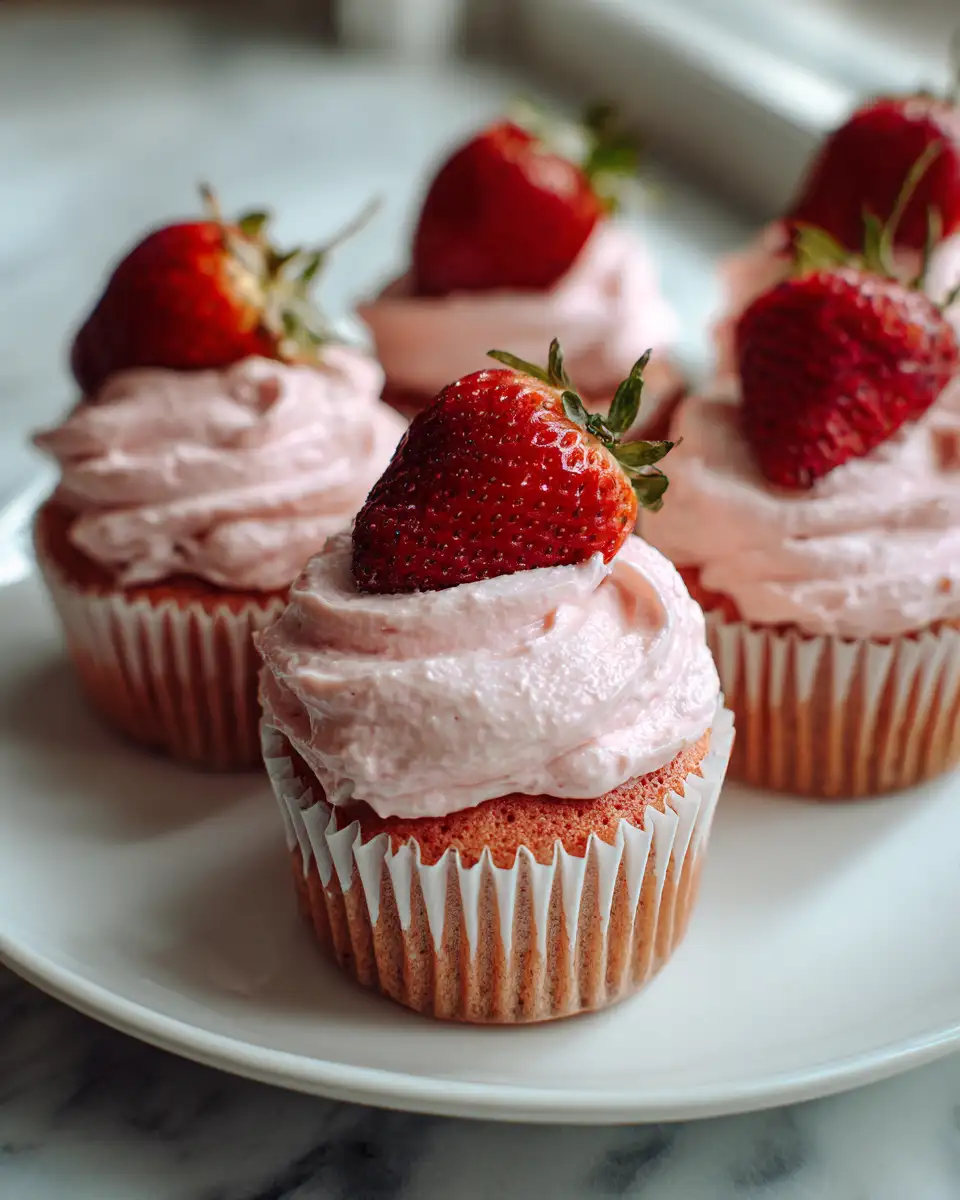 Final dish - Deliciously Healthy Strawberry Protein Cupcakes You Need to Try