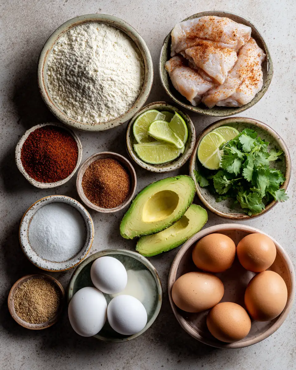 Ingredients for The Best Crispy Chipotle Chicken with Avocado Recipe You Need to Try
