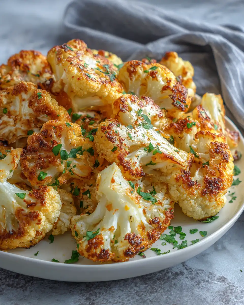 Final dish - The Best Crispy Roasted Cauliflower Recipe You Need to Try Today