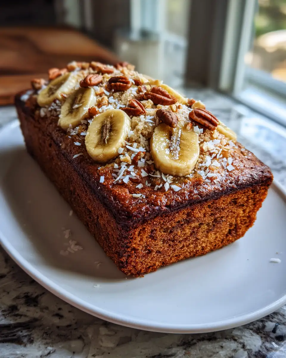 Tropical Banana Pineapple Bread with Coconut and Nuts That Will Transport You to Paradise - Featured Image