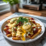 Ultimate Breakfast Poutine with Creamy Hollandaise Sauce That Will Blow Your Mind - Featured Image
