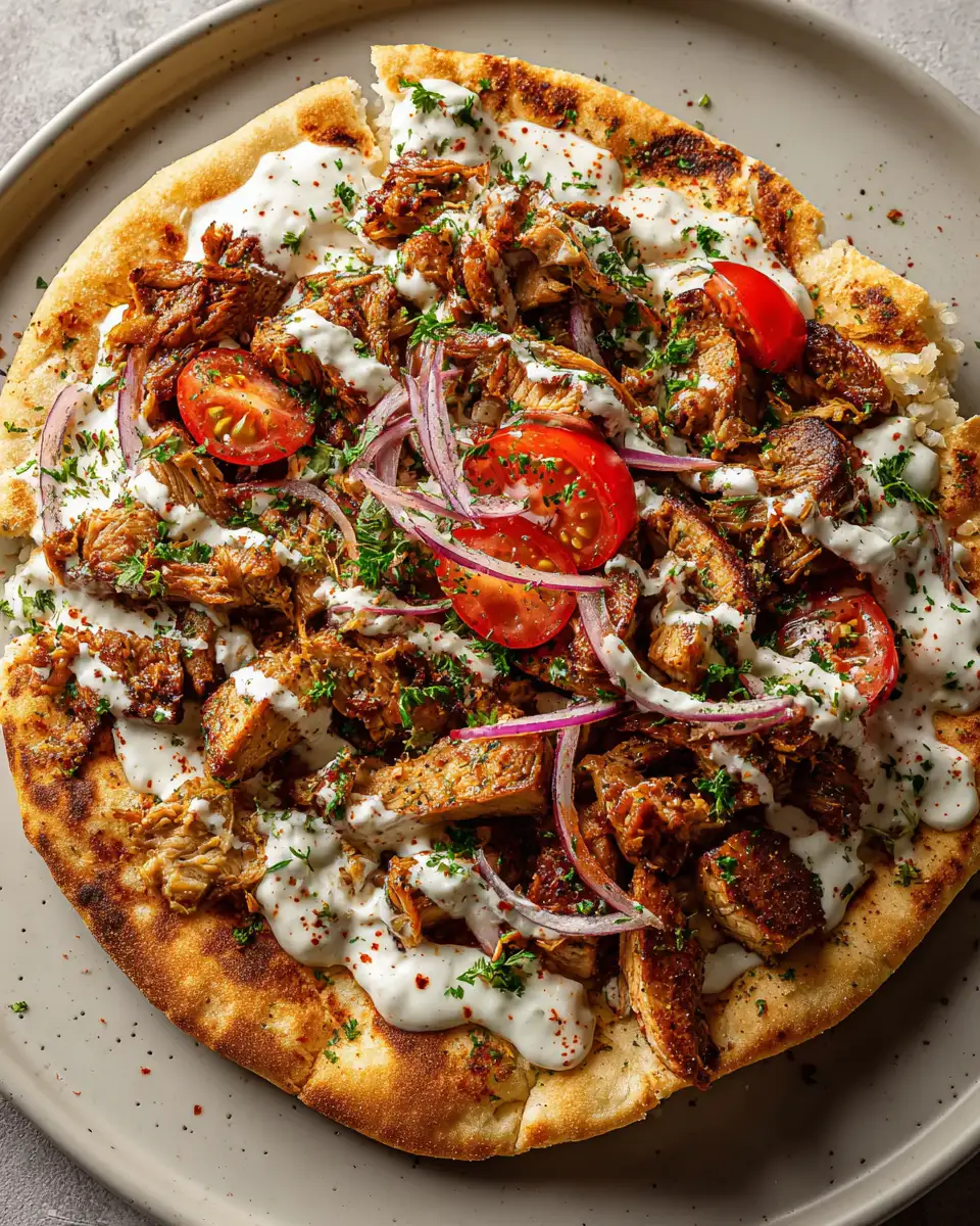 Final dish - Unlock the Creamy Magic of White Shawarma Sauce for Your Next Meal