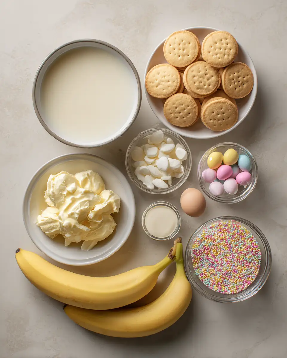 Ingredients for Irresistible Banana Pudding Easter Truffles to Sweeten Your Celebration