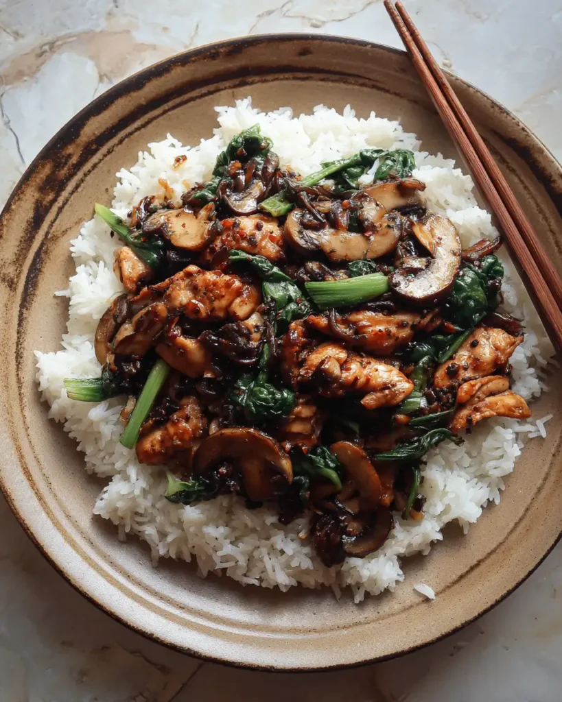 Savor the Bold Flavors of Black Pepper Chicken with Mushrooms - Featured Image