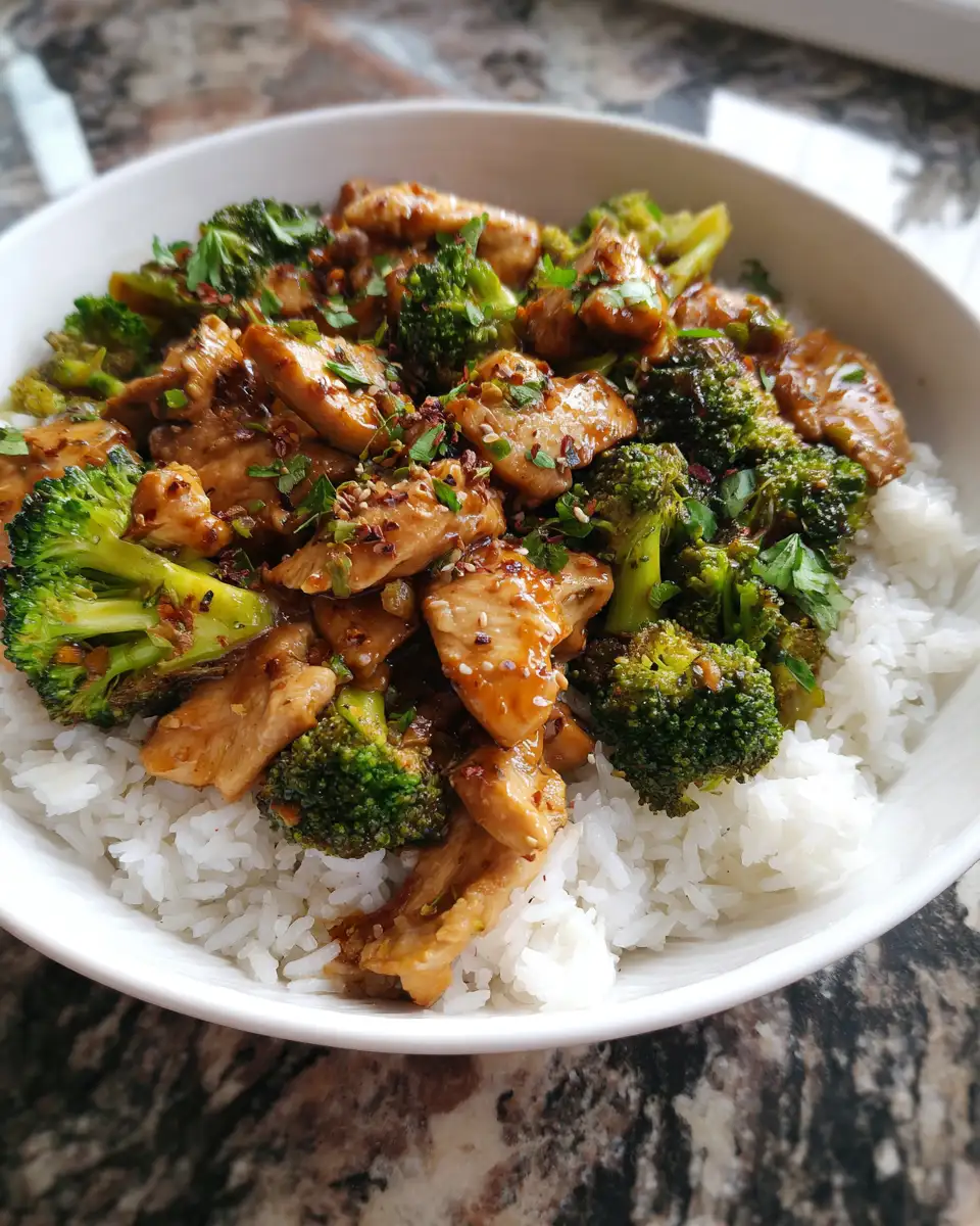 Final dish - Quick and Easy Chicken & Broccoli Stir-fry Recipe for Busy Weeknights
