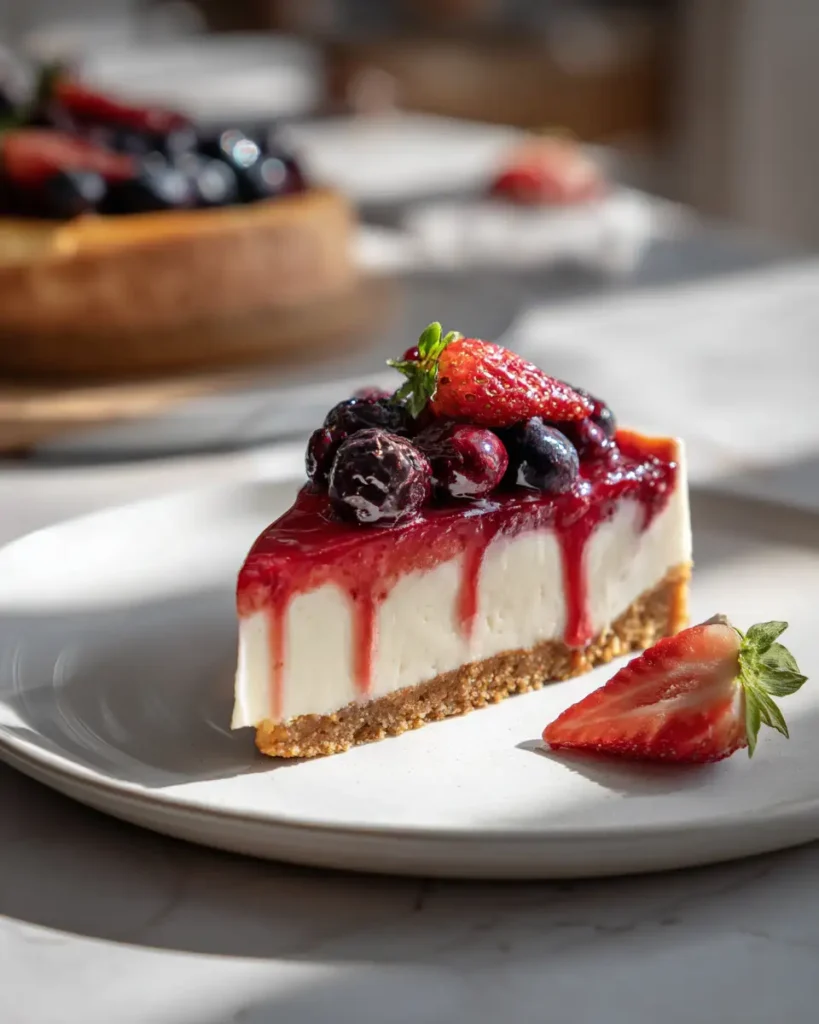 Irresistible Citrus Berry Burnt Cheesecake Recipe You Have to Try - Featured Image