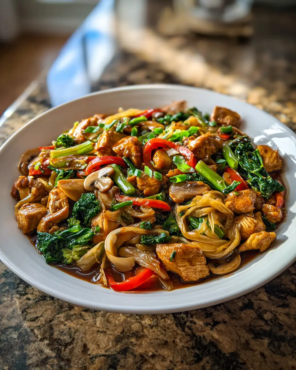 Final dish - Classic Chicken Chop Suey with Global Roots A Flavorful Journey