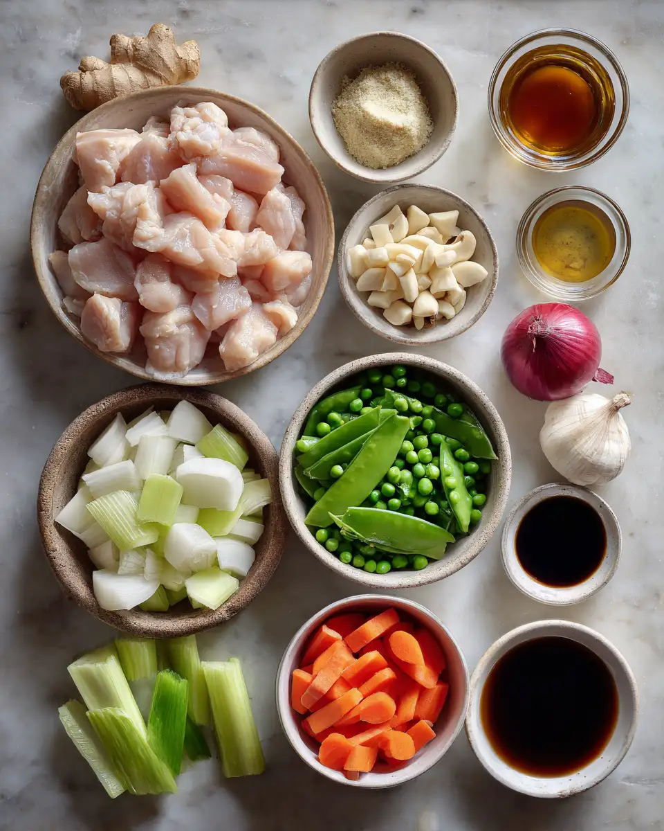 Ingredients for Classic Chicken Chop Suey with Global Roots A Flavorful Journey