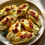 Creamy Sun-Dried Tomato and Ricotta Stuffed Shells Recipe You Need to Try - Featured Image