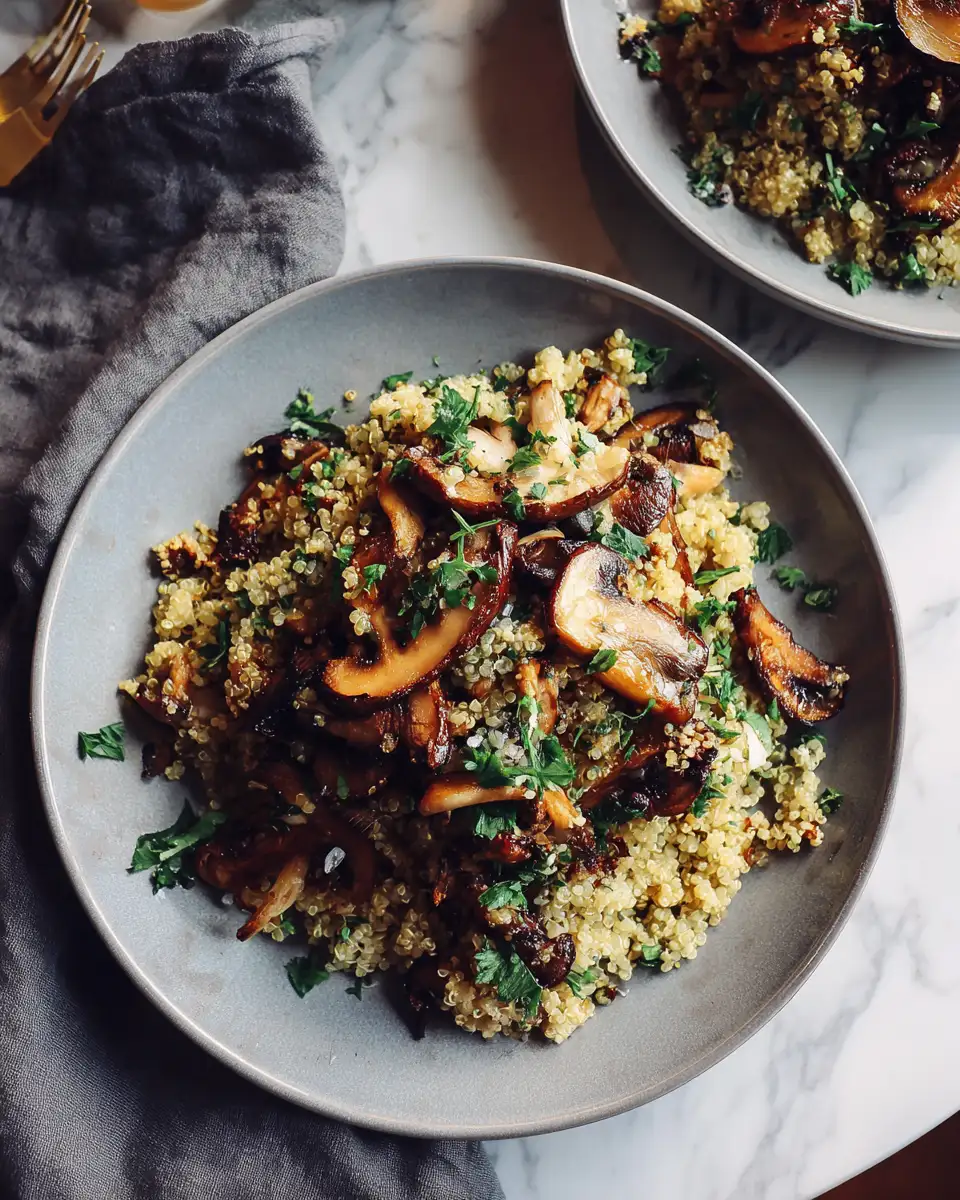 Delicious Garlicky Mushroom Quinoa Recipes That Will Elevate Your Dinner Game - Featured Image