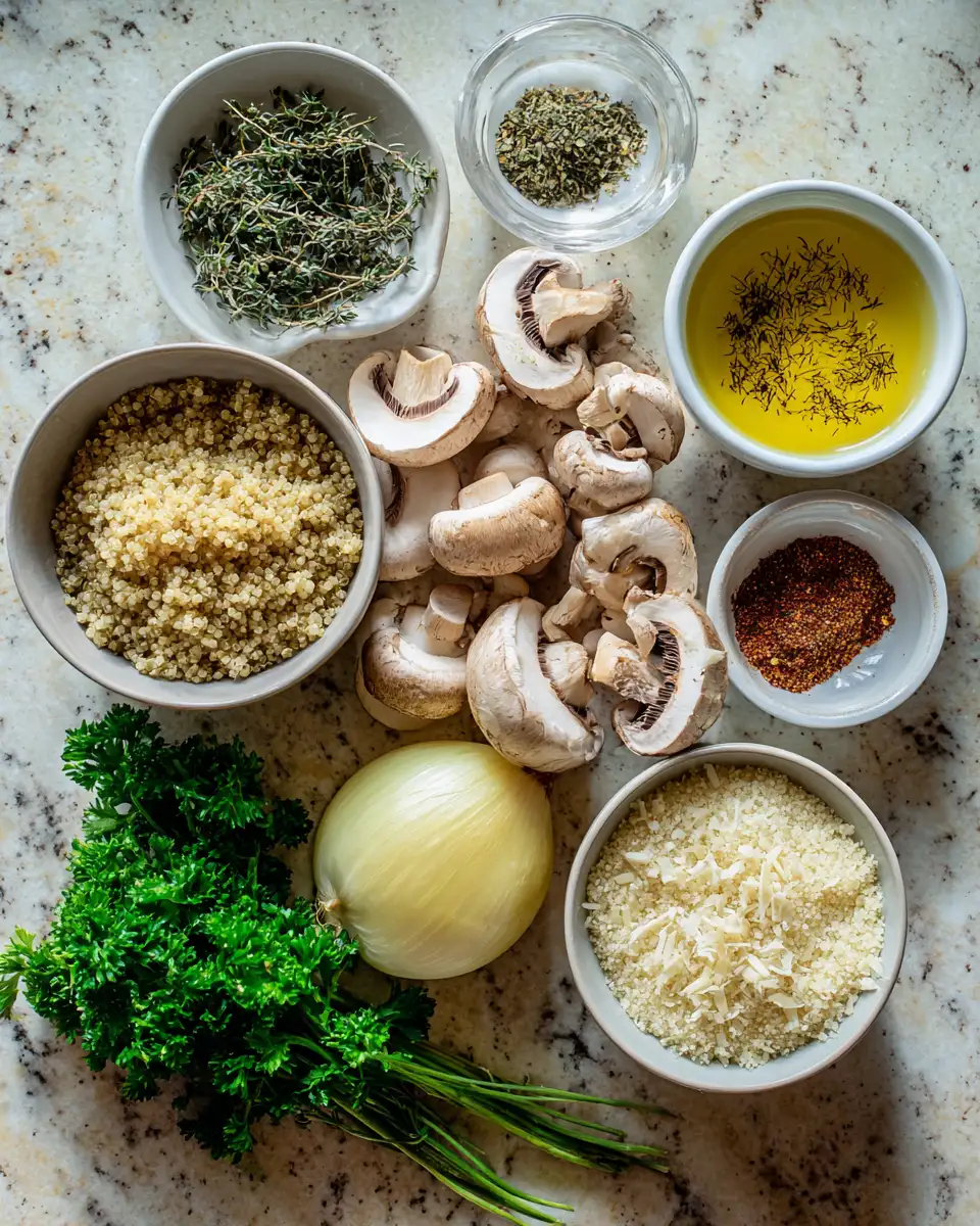 Ingredients for Delicious Garlicky Mushroom Quinoa Recipes That Will Elevate Your Dinner Game