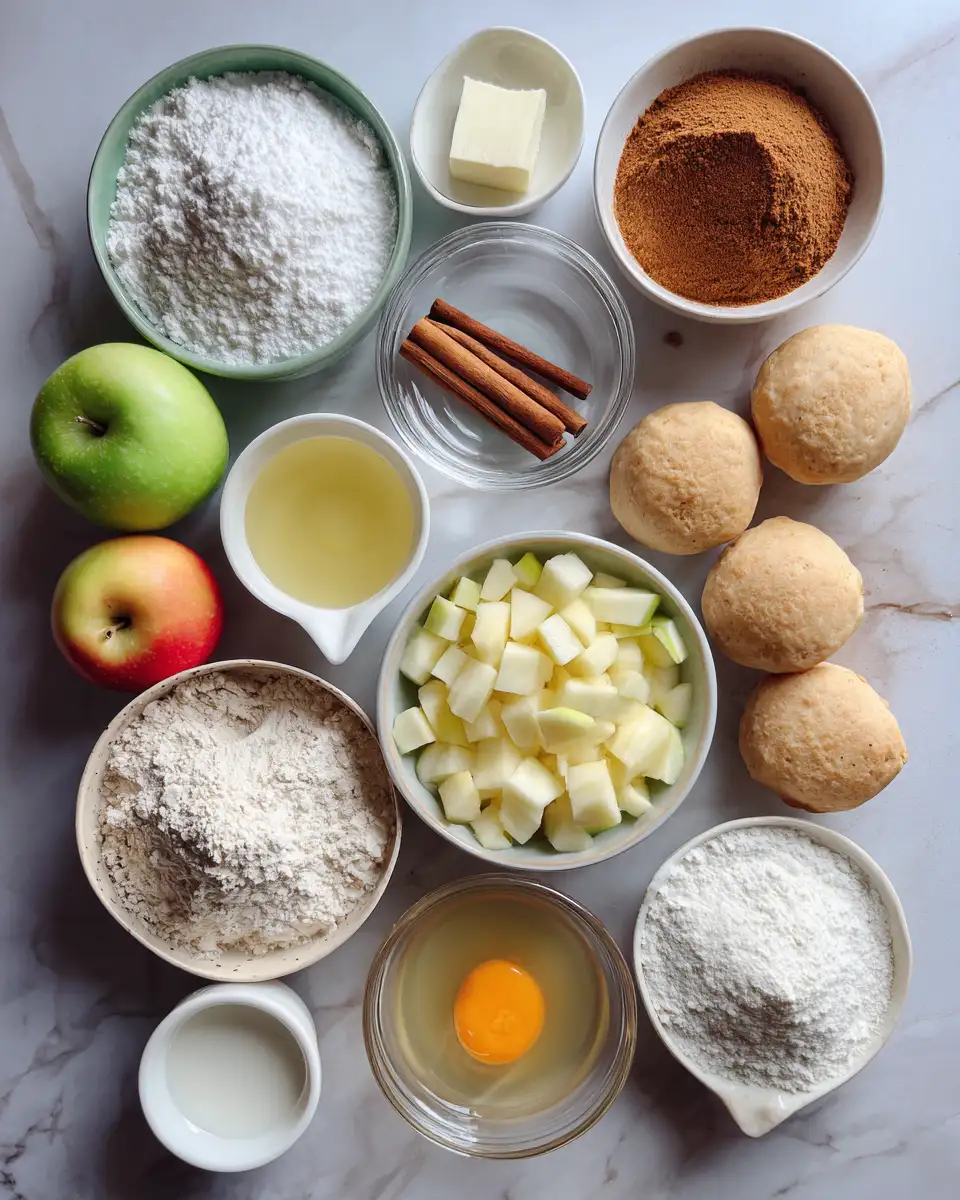 Ingredients for Irresistible Easy Apple Pie Donut Holes You Have to Try