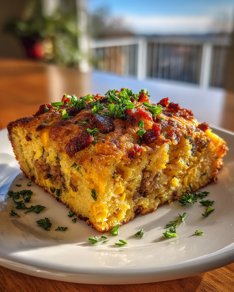 Hearty Southern Loaded Cornbread Casserole Recipe That Will Warm Your Soul - Featured Image