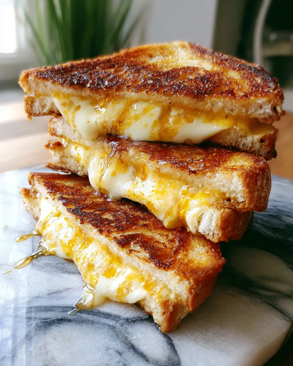 Final dish - Melted Bliss Hot Honey Grilled Cheese Recipe You Need to Try