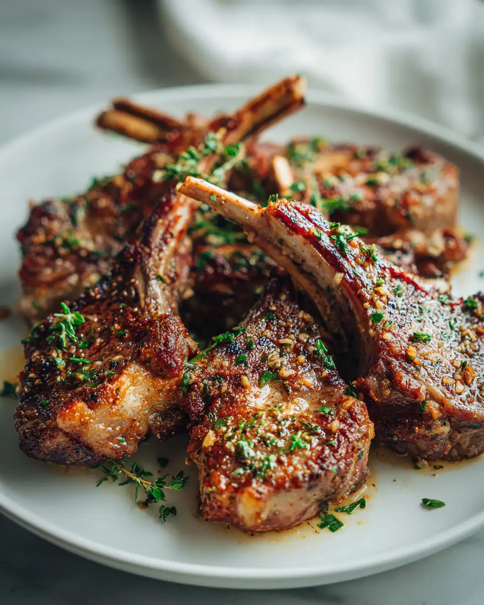 Irresistibly Juicy Garlic Butter Lamb Chops You Have to Try - Featured Image