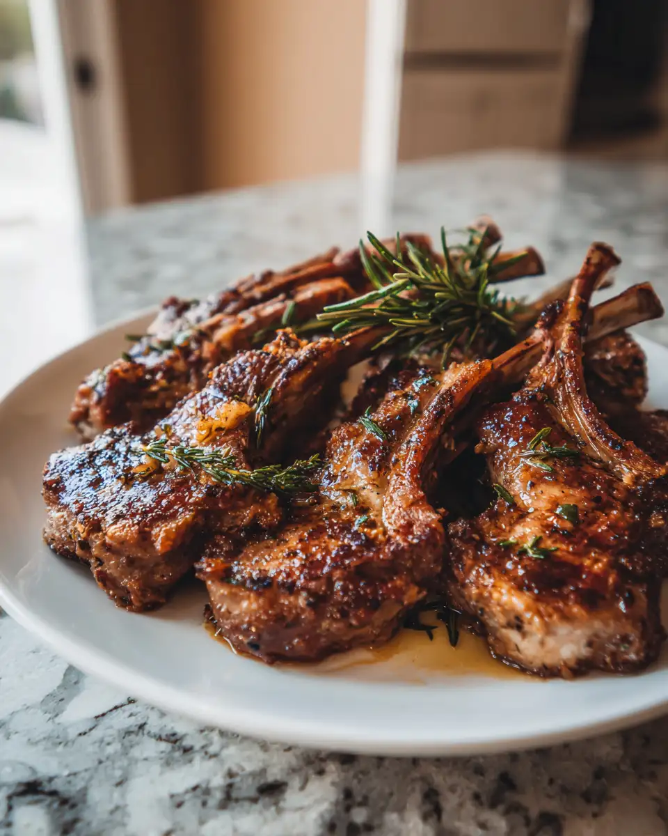 Final dish - Irresistibly Juicy Garlic Butter Lamb Chops You Have to Try