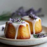 Irresistible Mini Lemon Cakes With Lavender Glaze for a Delightful Treat - Featured Image