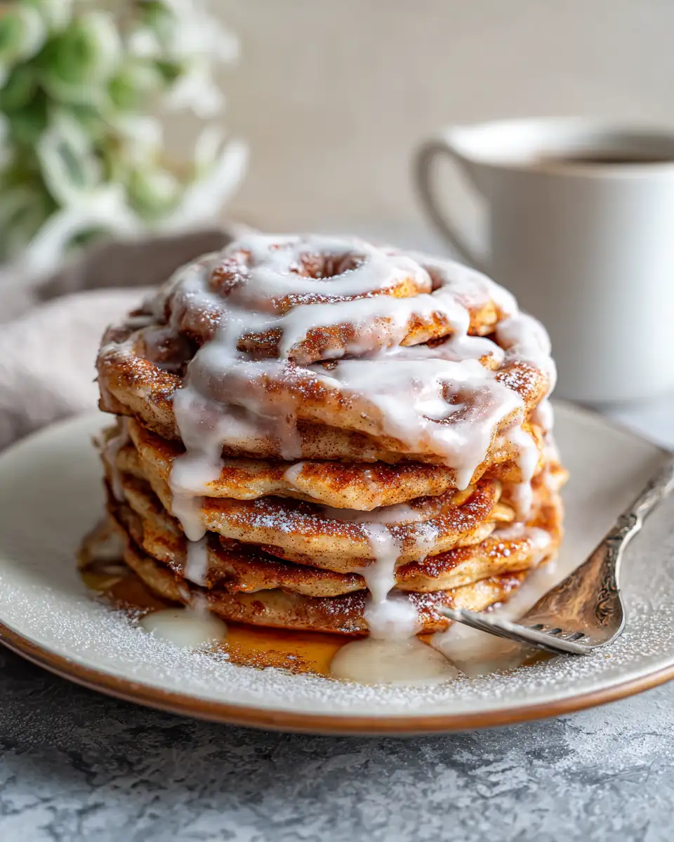 Nancy's Cinnamon Roll Pancakes Recipe That Will Sweeten Your Morning - Featured Image