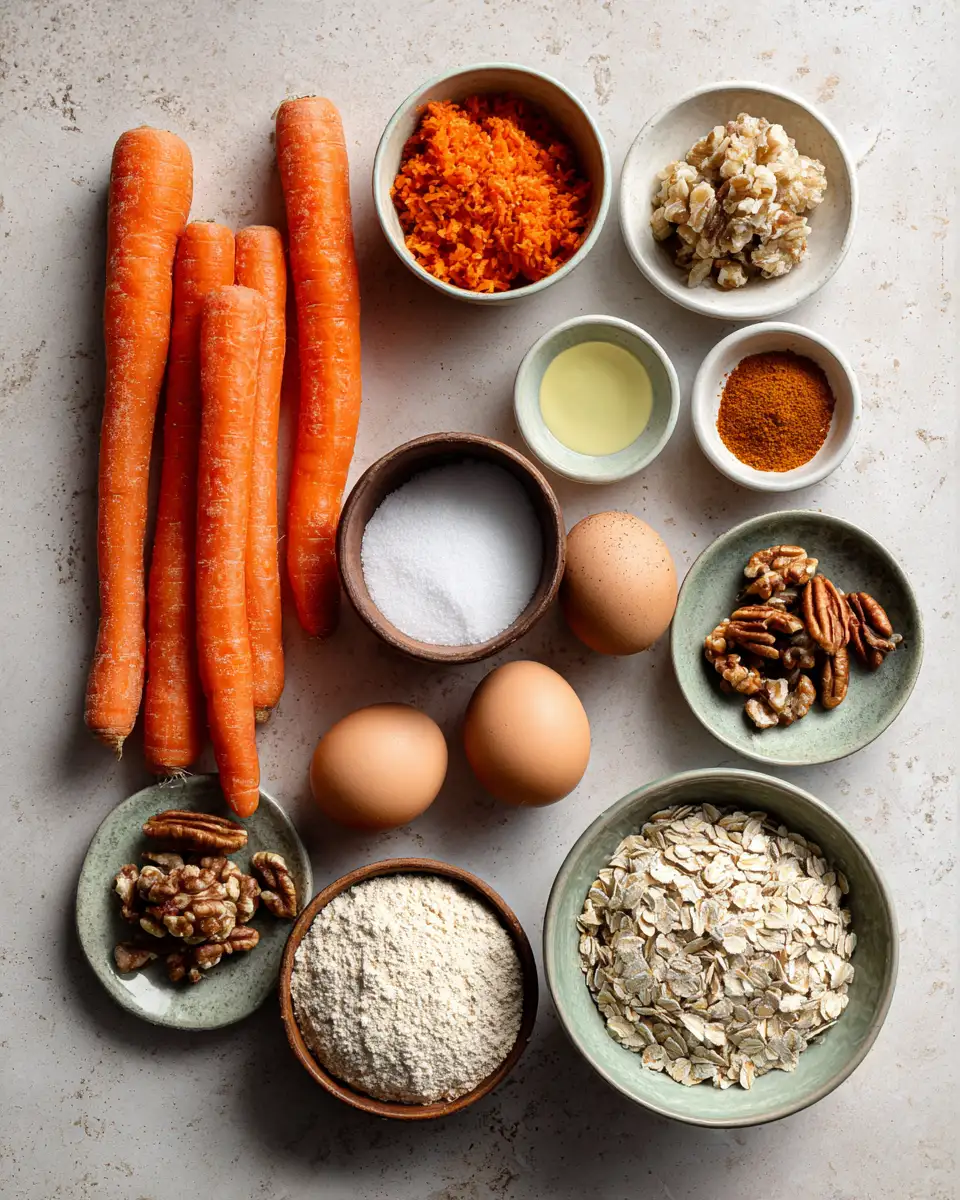 Ingredients for Irresistible No Sugar No Flour Carrot Cake Recipe You Have to Try