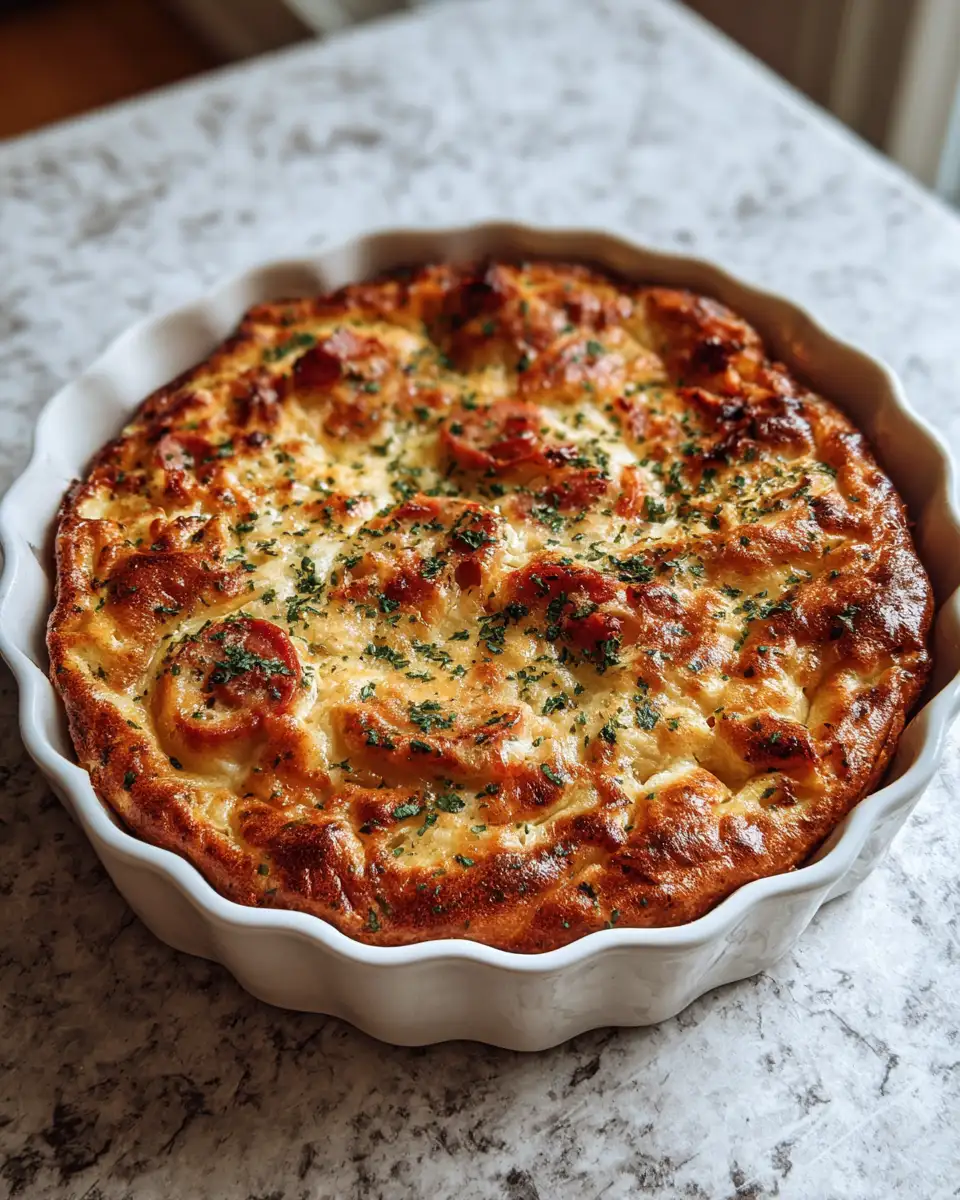 Final dish - Fluffy Pancake Sausage Breakfast Bake That Will Start Your Morning Right