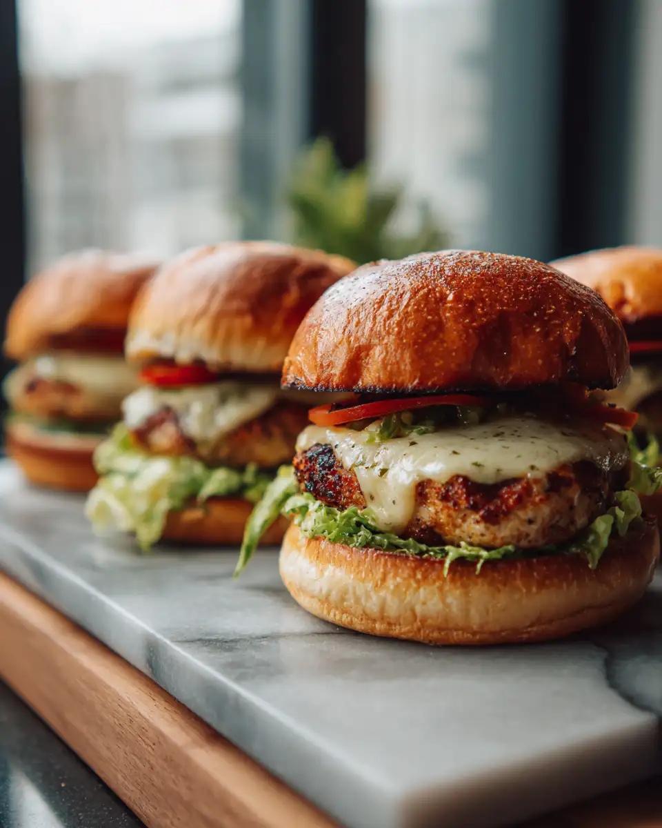 Smoky Chipotle Chicken Burgers with Pepper Jack That Spice Up Your Grill Night - Featured Image