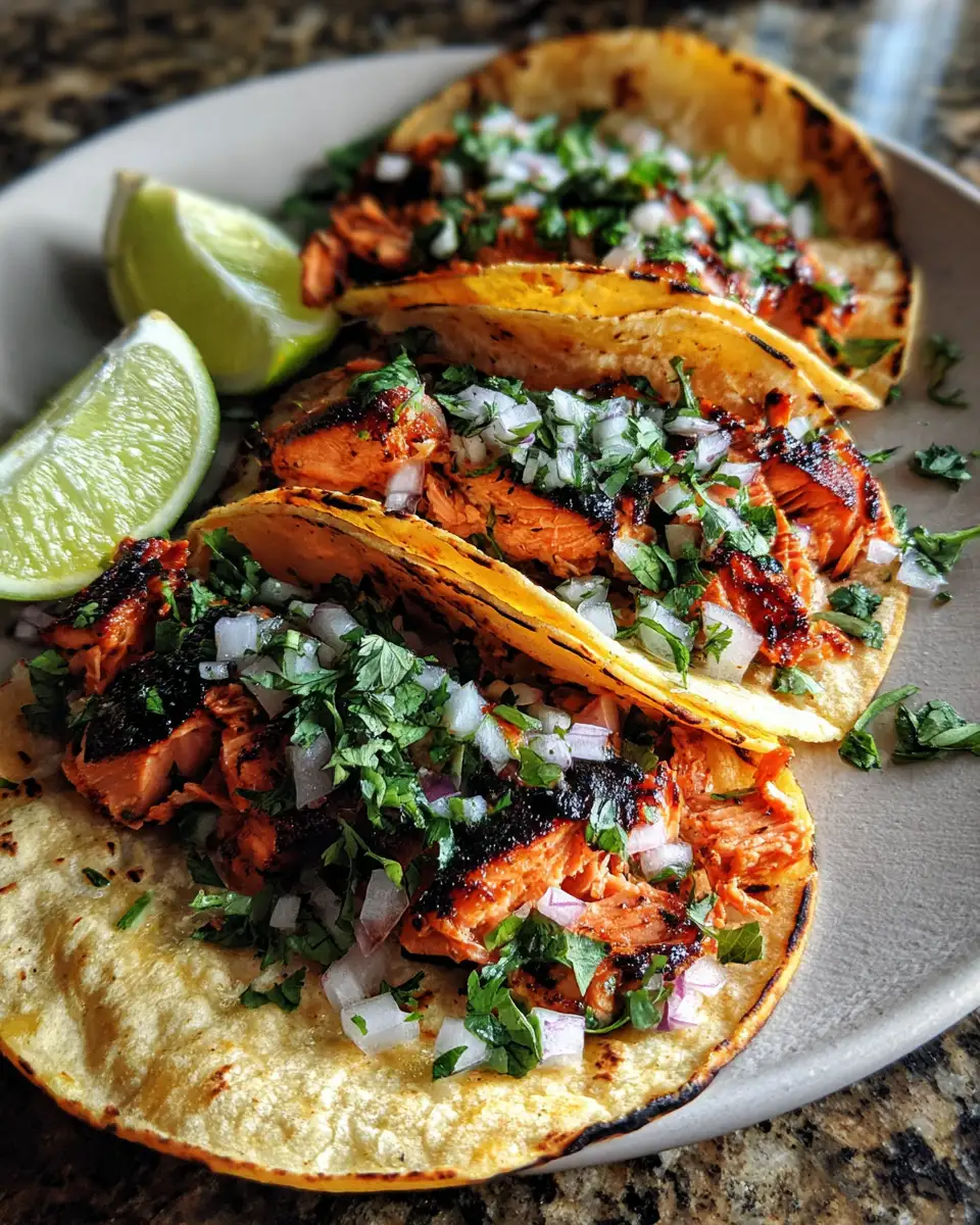 Smoky Chipotle Honey Salmon Tacos That Will Ignite Your Taste Buds - Featured Image