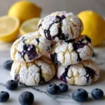 Irresistibly Soft Blueberry Lemon Crinkle Cookies You Need to Try - Featured Image