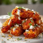 Irresistible Spicy Buffalo Chicken Mozzarella Sticks You Have to Try - Featured Image