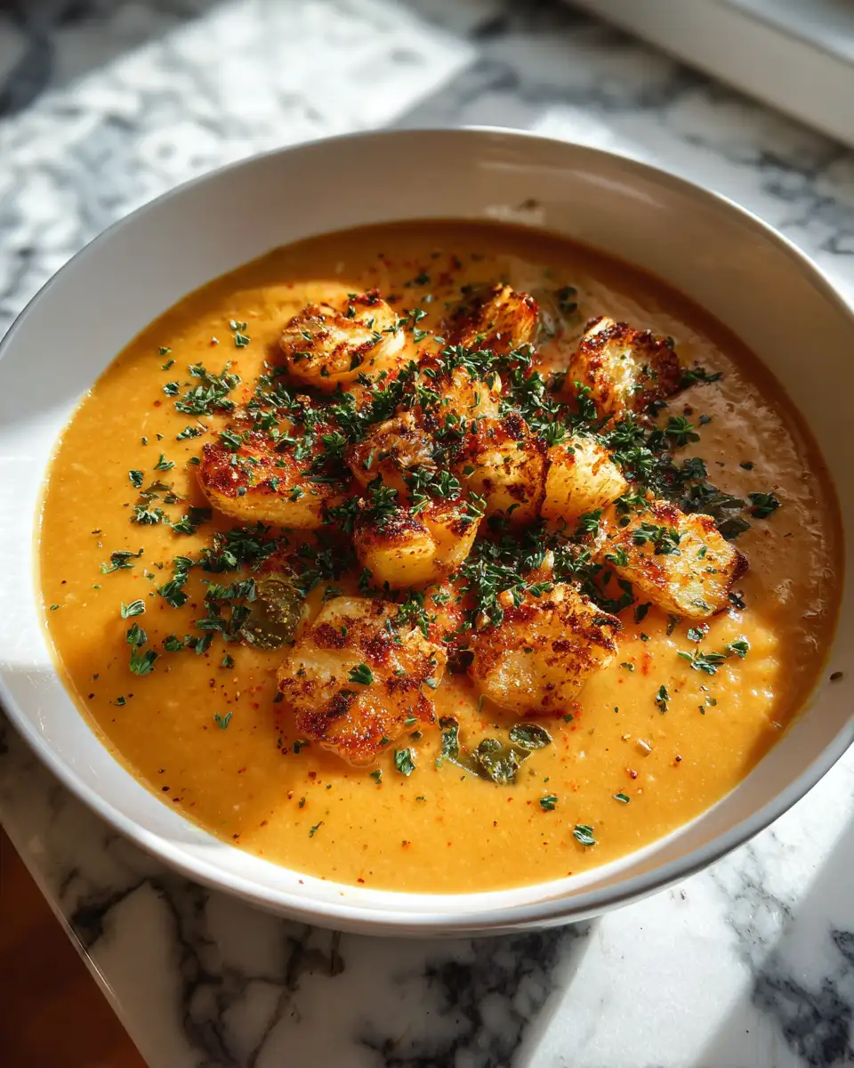 Final dish - Creamy and Bold Spicy Cajun Potato Soup Recipe to Warm Your Soul