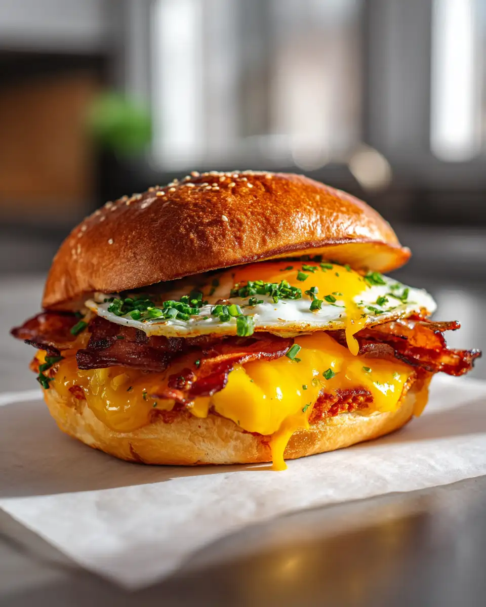 Final dish - Wake Up to Flavor with Spicy Chipotle Egg Breakfast Sandwiches