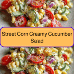 Street Corn Creamy Cucumber Salad Fresh Christmas Salad Twist