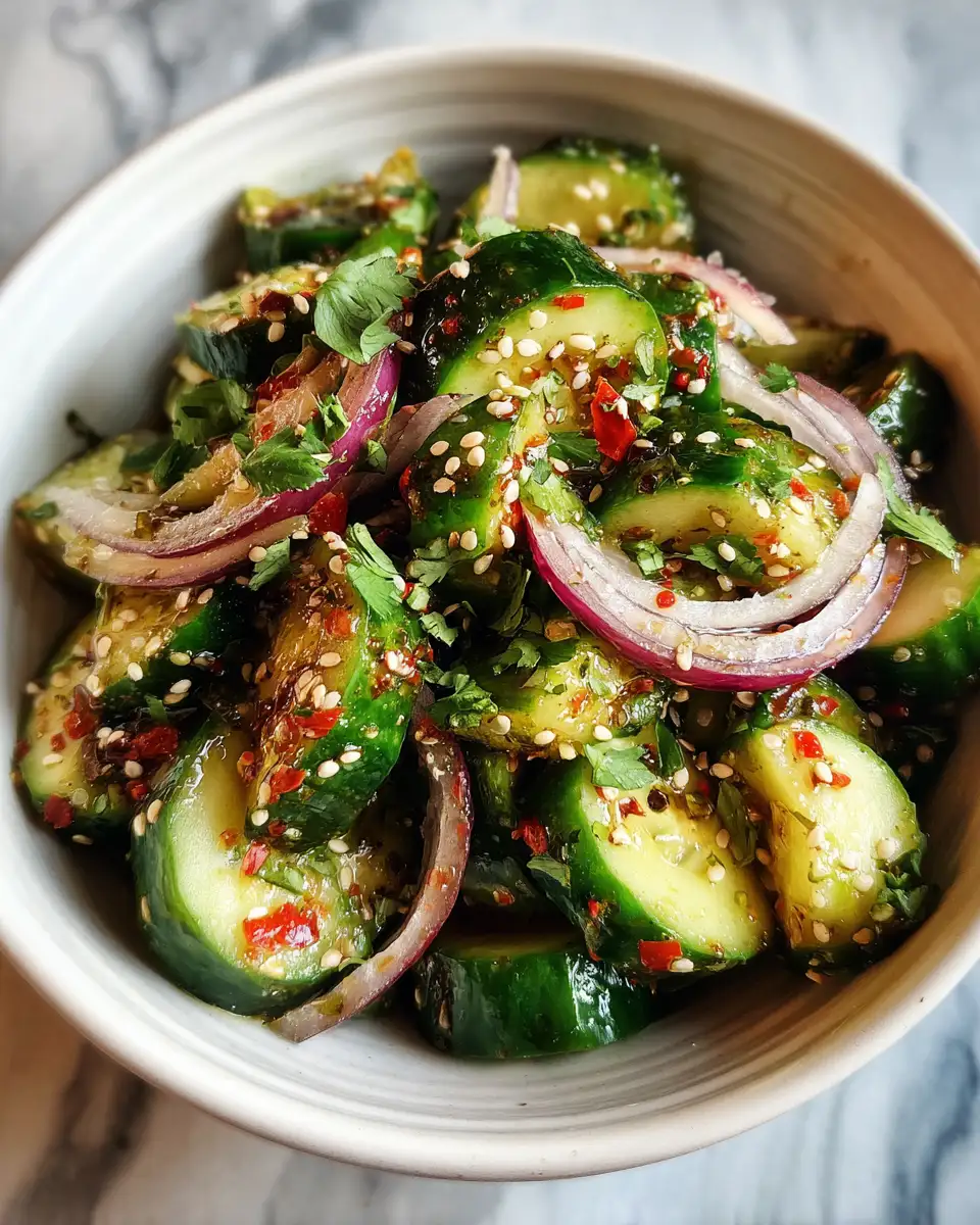 Refreshing Summer Cucumber Salad Recipe Perfect for Weight Loss Lunches - Featured Image